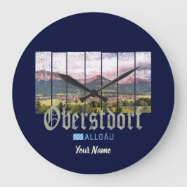 オバーストドルフアルガウヴィンテージバヴァリアドイツ土産 ラージ壁時計