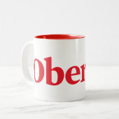 オバーリン二音コーヒーマグ ツートーンマグカップ (正面左)