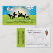 オバーレ博士 名刺 (正面/裏面)