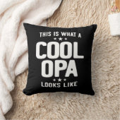 オパカッコいいは父のおじいちゃんプレゼントに似ている クッション (ブランケット)