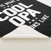 オパカッコいいは父のおじいちゃんプレゼントに似ている シェルパブランケット (3/4)