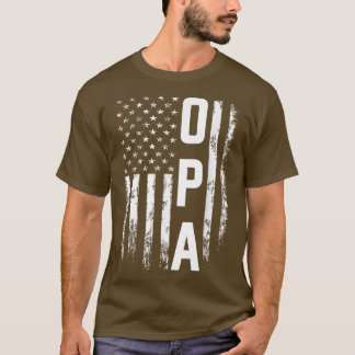 オパギフトアメリカ国旗の男性へギフト父の日 Tシャツ