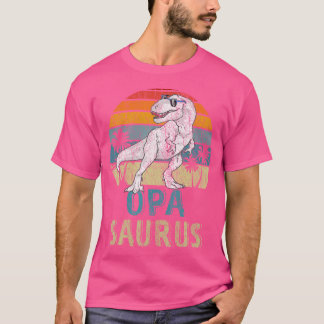 オパサウルスTレックス恐竜オパサウルスファミリーマチン Tシャツ
