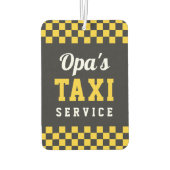 オパタクシーサービス |かわいいグランパギフト カーエアーフレッシュナー (裏面)