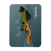 オパビニア – 先史時代の動物 マグネット (縦)
