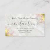 オパモダンル・金ゴールド噴霧日焼けサービス 名刺 (裏面)