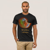 オパライズドスフェノディスカスアンモナイト貝殻 Tシャツ (正面フル)