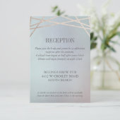 オパライン結婚式招待状 レセプション 追加情報 招待状 (スタンド正面)