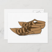 オパンクバルカンフォーク踊りシューズ ポストカード (正面/裏面)