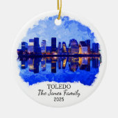 オパーソナライズされたスロオーナメント、ノルウェー セラミックオーナメント (正面)