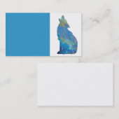 オパールのオオカミの名刺 名刺 (正面/裏面)