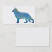 オパールのジャーマン・シェパードの名刺 名刺 (正面/裏面)