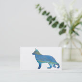 オパールのジャーマン・シェパードの名刺 名刺 (スタンド正面)