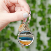 オパールのプール キーホルダー (手)