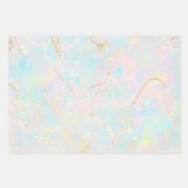 オパールインスパイアトン背景 ラッピングペーパーシート (正面2)