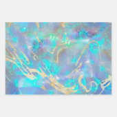 オパールインスパイア石 ラッピングペーパーシート (正面)