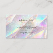 オパールエレガント宝石 名刺 (裏面)