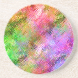 オパールカラフルガラス質組織 コースター