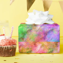 オパールカラフルガラス質組織 ラッピングペーパー