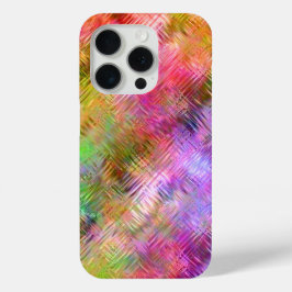 オパールカラフルガラス質組織 iPhone 15 PROケース