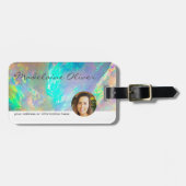 オパールカラープロフェッショナル モダン ラゲッジタグ (正面横)