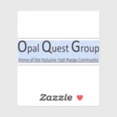 オパールクエストグループビニールステッカー シール (シート)