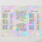 オパールグリッターの模擬 (裏面)