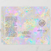 オパールグリッターの模擬 (正面/裏面)