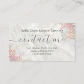 オパールグリッタースプレータニングサービス 名刺 (裏面)