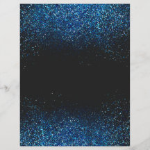 オパールグリッターダストオンブラックスクラップブック紙