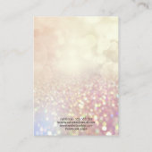 オパールグリッターピンクイヤリングディスプレイカード 名刺 (裏面)