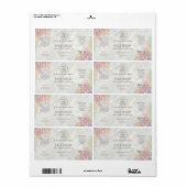 オパールグリッター顔及び美容液ラベル ラベル (フルシート)