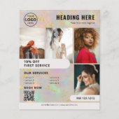 オパールストーンフォトビジネスマーケティング チラシ (正面)