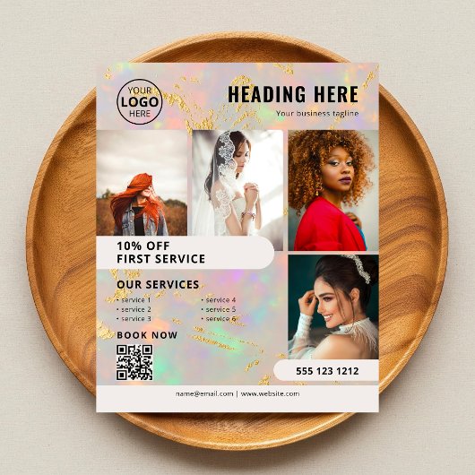 オパールストーンフォトビジネスマーケティング チラシ