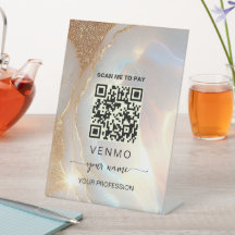 オパールストーン ゴールド Venmo 支払いQRコード