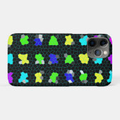 オパールセントカラフルステンドグラスチェック柄 Case-Mate iPhoneケース (裏面(横))