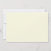 オパールデザインと淡い色の黄色サンキューカード サンキューカード (裏面)