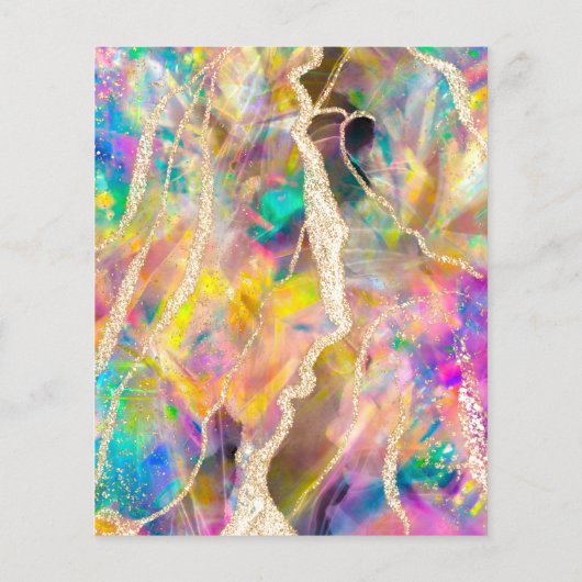 オパールデザインオンブラックフライヤー チラシ (裏面)