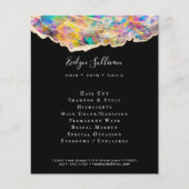 オパールデザインオンブラックフライヤー チラシ (正面)