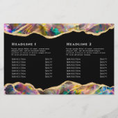 オパールデザインオンブラック2折パンフレット (裏面)