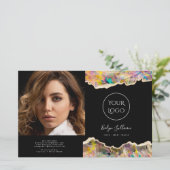 オパールデザインオンブラック2折パンフレット (スタンド正面)