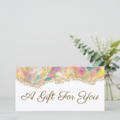 オパールデザインギフト券 (スタンド正面)