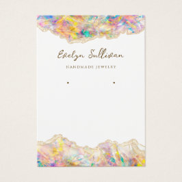 オパールデザインジュエリー表示カード