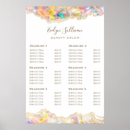 オパールデザイン価格表ポスター ポスター