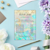 オパールデザイン価格表 アクリル招待状 (インサイチュ (ウェディング))