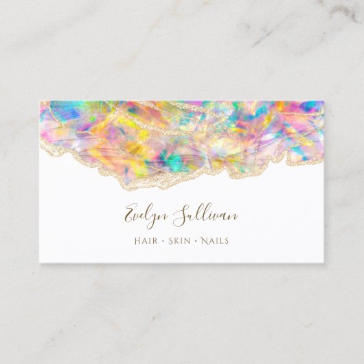 オパールデザイン名刺 名刺 (正面)