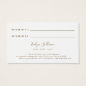 オパールデザイン紹介カード (裏面)