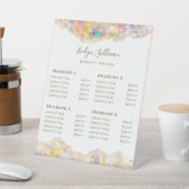 オパールデザイン美しいサロン価格表台座符号 台座サイン (インサイチュ)