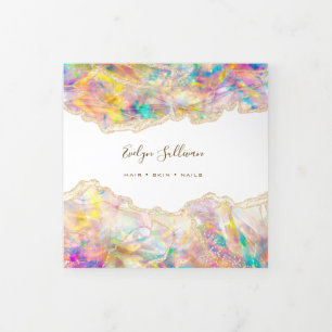 オパールデザイン3折パンフレット 三つ折りカード