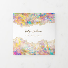 オパールデザイン3折パンフレット 三つ折りカード